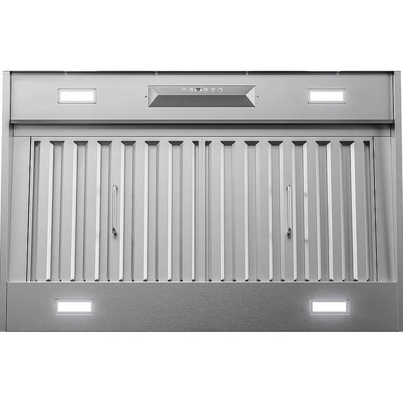 Zephyr AK9334BS 36 inch Monsoon II Stainless Steel 1200 CFM Insert Mount Range Hood