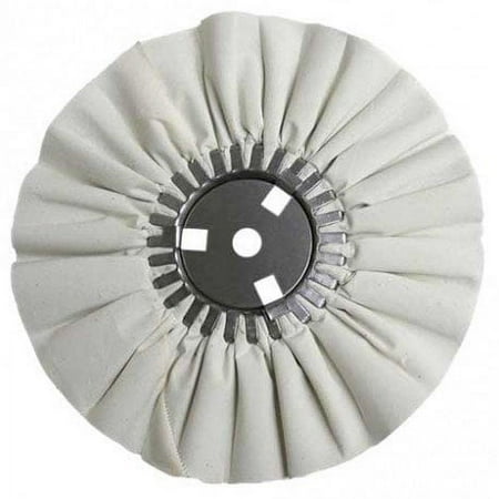 Zephyr AWW-58-10-SS White/Blue Super Shine 10" Buffing Wheel