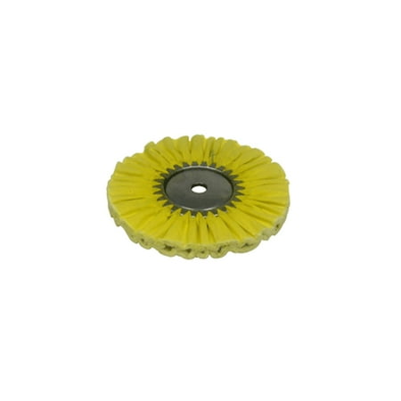 Zephyr AWY-58-10-FC4 Yellow 1 on 1 4 Fast Cut Airway 10? Buffing Wheel