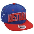 thumbnail image 1 of Zephyr Australia Country Flag Super Star Adjustable Snap Back Two Tone Hat Cap, 1 of 2