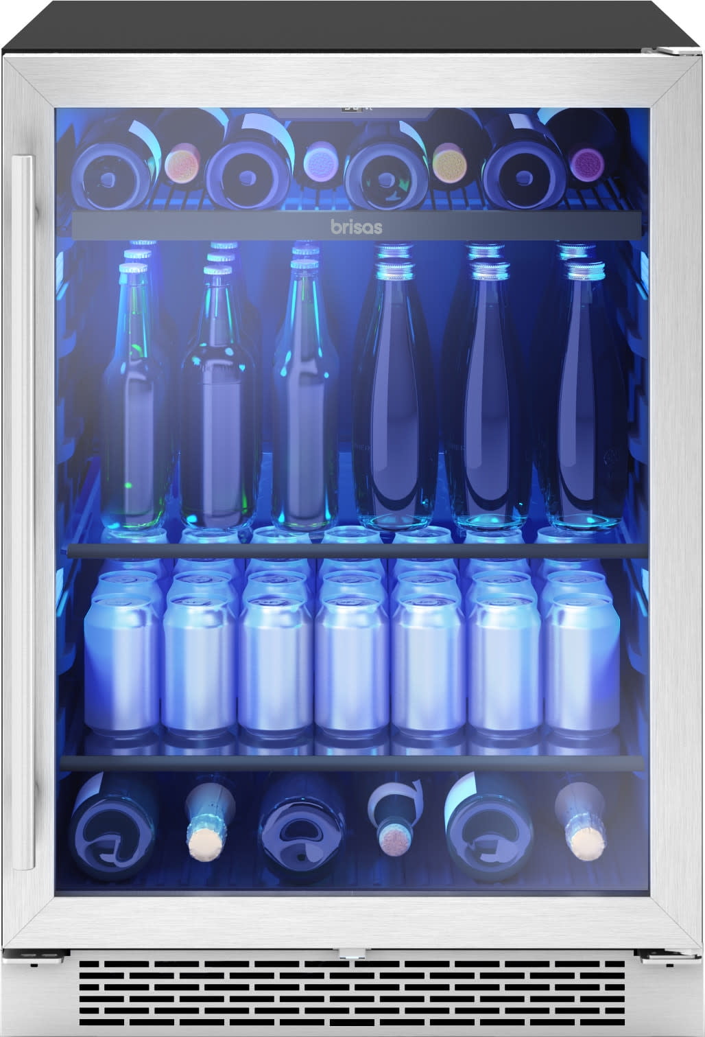 Zephyr 24-Inch Stainless Steel Undercounter Beverage Cooler