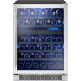 thumbnail image 1 of Zephyr Bwn24c02ag Brisas 24" Wide 46 Bottle Capacity Built-In Or Freestanding Wine Cooler, 1 of 6