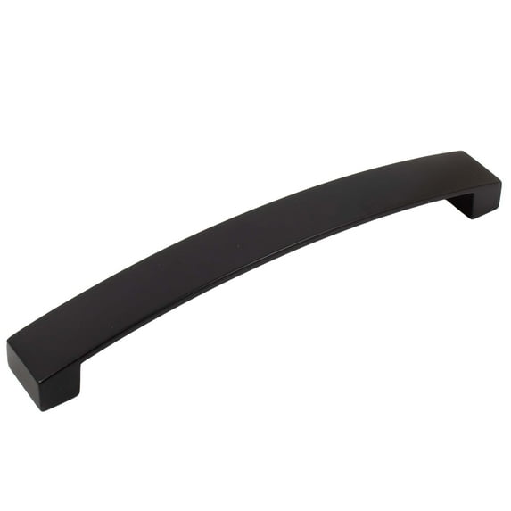 Zephyr Cabinet Pull, 160 Millimeters, Matte Black by Stone Harbor Hardware