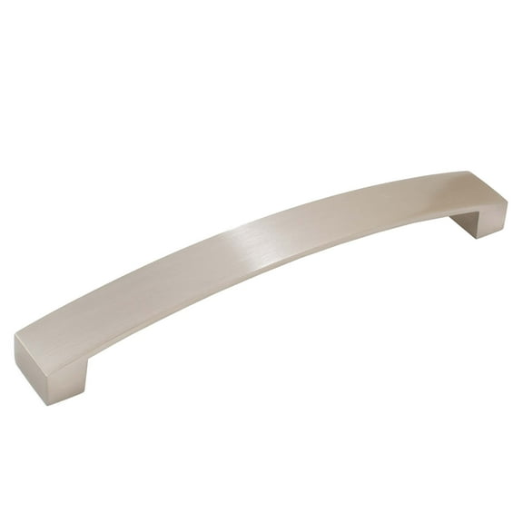 Zephyr Cabinet Pull, 160 Millimeters, Satin Nickel by Stone Harbor Hardware