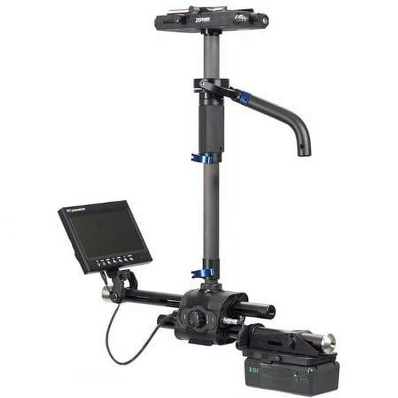 Zephyr Camera Stabilizer System, Includes 7" HD Monitor, Compact Vest, V-Mount Battery Plate, 28" 2-Stage Arm, Hard Case