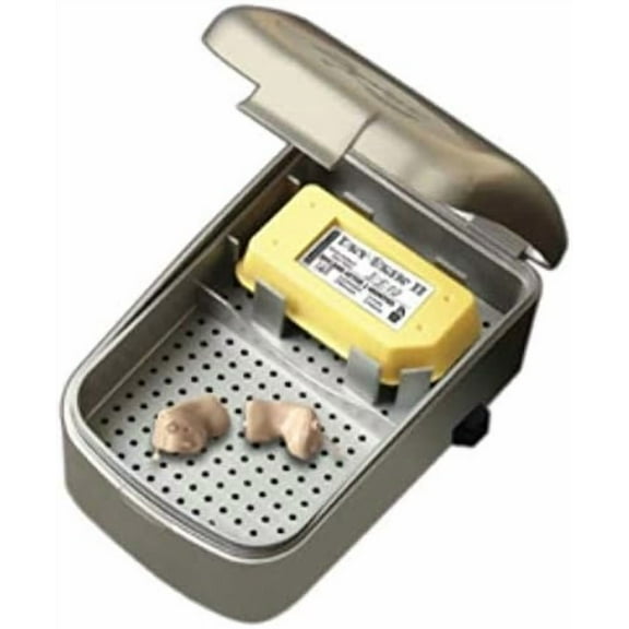 Zephyr by Dry & Store Hearing Instrument Dryer/Dehumidifier - Includes Extra 3 Pack of Dry-Brik II Desiccant Blocks | For Hearing Aids | Cochlear Processors | In-Ear Monitors