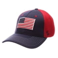 thumbnail image 1 of Zephyr Hats USA Ultra Flag Hat Cap Patriotic United States College Ball Cap (XL), 1 of 2