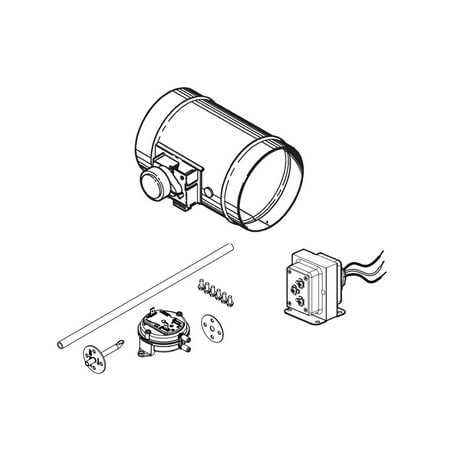 10" Make-Up Air Damper Kit for Zephyr Range Hoods