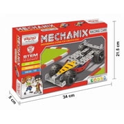 Zephyr Mechanix F1 Racing Car STEM Building Toy Set, Red, for Ages 7+