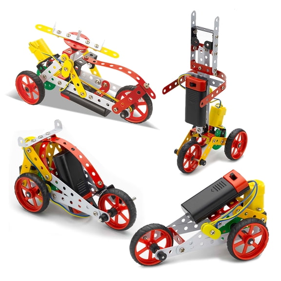 Zephyr Mechanix Robotix 1 Smart Bag Motorized STEM Robotics Kit, 114 Pieces, Ages 7+
