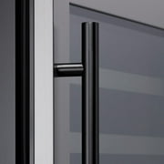 Zephyr Presrv Contemporary 22 Inch Handle - Matte Black (PRHAN-C104) - Compatible Presrv™ Compact Coolers, kegerators, and refrigerators (1 Per Kit)