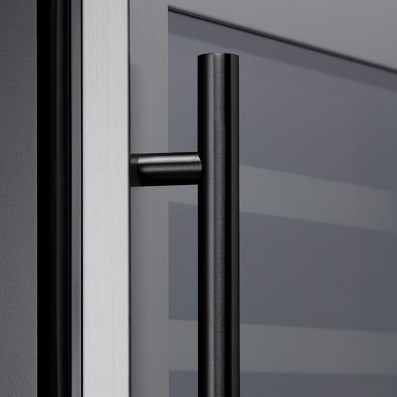 Zephyr Presrv Contemporary 22 Inch Handle - Matte Black (PRHAN-C104) - Compatible Presrv™ Compact Coolers, kegerators, and refrigerators (1 Per Kit)