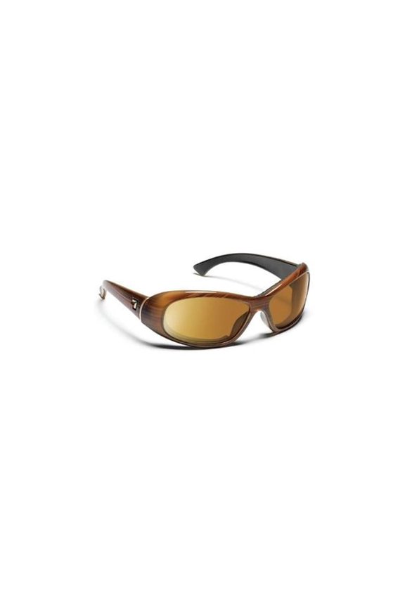 Zephyr Sharp View Polarized Gray Sunglasses, Sandalwood - Small & Large