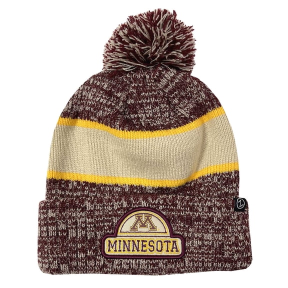 Zephyr University Of Minnesota Golden Gophers Brighton Retro Style Knit Beanie