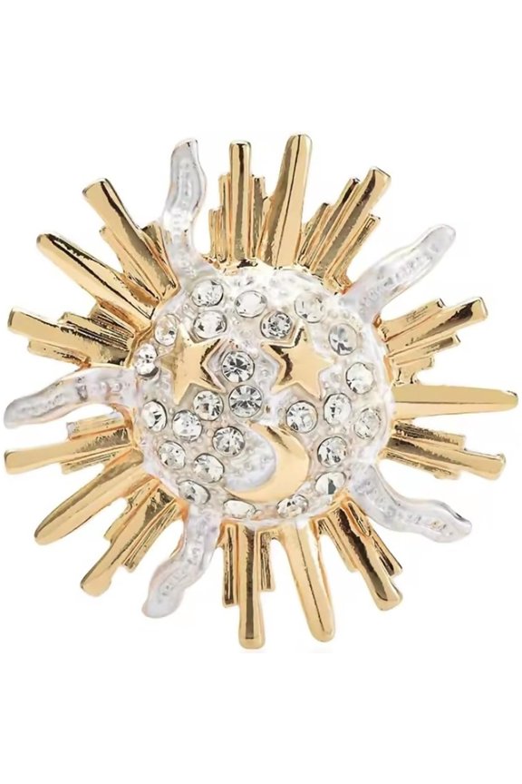 4.6 * 4.6cm Sun Brooches For Women Unisex Party Office Brooch Pins