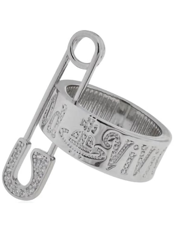 Alloy Pin Letter Ring of Saturn for Women - Colorful Alloy Pin Saturn Rings