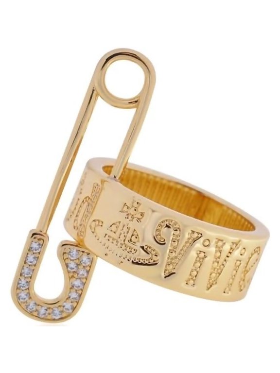 Alloy Pin Letter Ring of Saturn for Women - Colorful Alloy Pin Saturn Rings