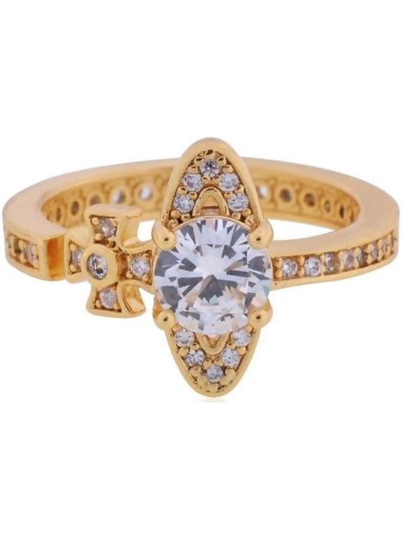 Horizontal Track Full Inlaid Ring of Saturn for Women - Colorful Crystal Quartz Saturn Rings