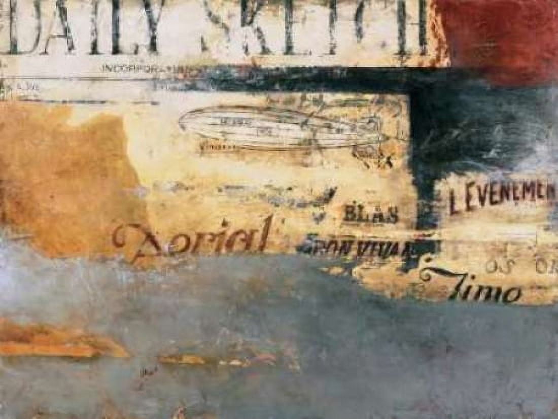 Zeppelin Canvas Art - Carme Aliaga (18 x 24)