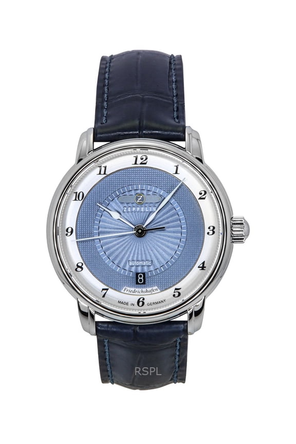 Friedrichshafen Leather Strap Blue Dial Automatic 85563 Women's Watch