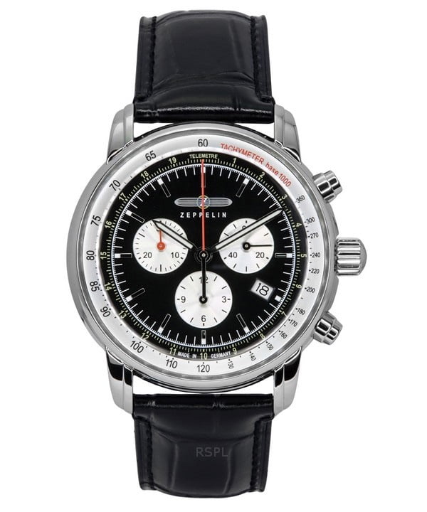 Zeppelin Men's Watch Series Night Cruise ETA Quartz Chronograph 10 Bar Date並行輸入 Zeppelin Series LZ129 7048-3 70483 Germany Made Men\u0027s Watch