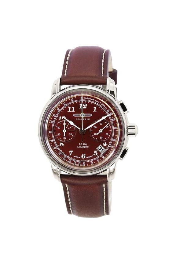 LZ126 Los Angeles Chronograph Burgundy Dial Quartz 76146 Men's Watch