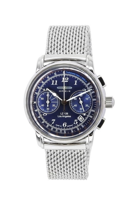 LZ126 Los Angeles Chronograph Stainless Steel Blue Dial Quartz 7614M3 Men's Watch