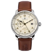 Zeppelin Mediterranean Leather Strap Beige Dial Automatic 96685 Mens Watch