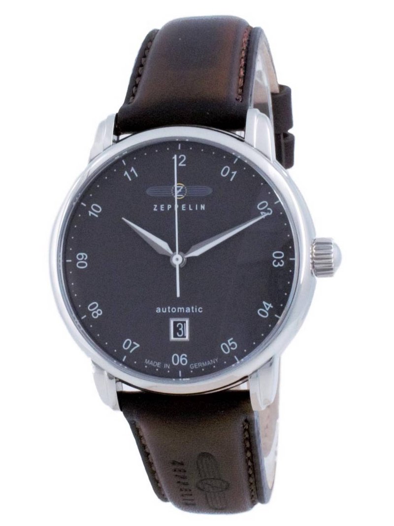 Zeppelin New Captain's Line Black Dial Automatic 8652-2 86522