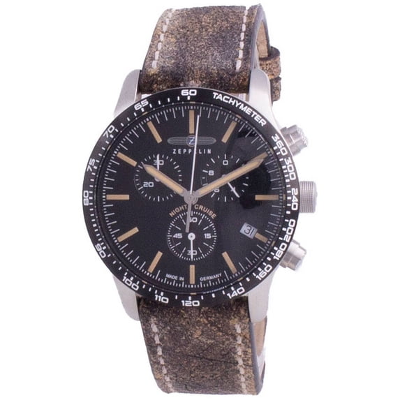Zeppelin Night Cruise Chronograph Quartz 7296-2 72962 100M Men's Watch