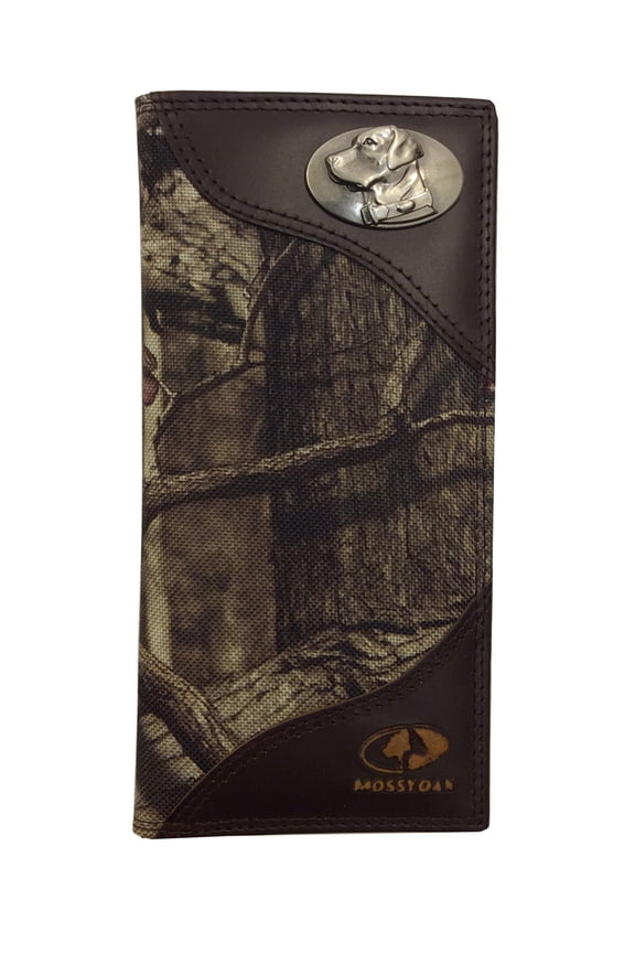 Products Mossy Oak Emblem Camo Long Roper Nylon Wallet, Lab