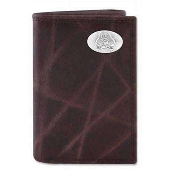 ZeppelinProducts ECU Trifold Wrinkle Leather Wallet
