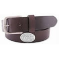 thumbnail image 1 of ZeppelinProducts SMS-BOLP-BRW-44 Southern Miss Concho Brown Leather Belt- 44 Waist, 1 of 1