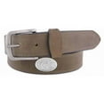 thumbnail image 1 of ZeppelinProducts SMS-BOLPSCRZ-LBR-40 Southern Miss Concho Crazyhorse Leather Belt- 40 Waist, 1 of 1