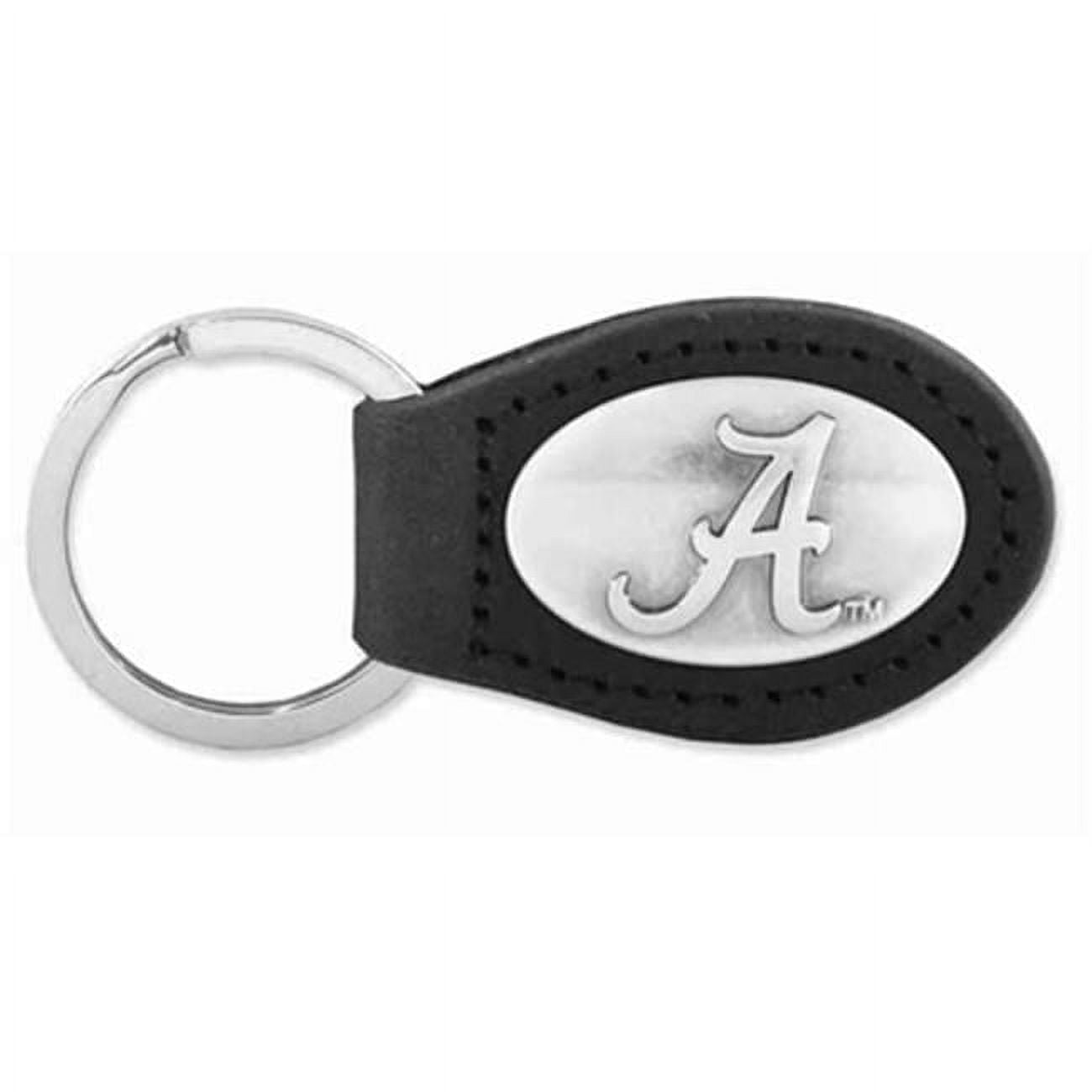 ZeppelinProducts UAL-KL6-BLK Alabama Leather Key Fob- Black
