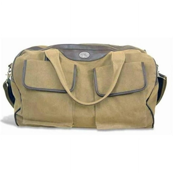 ZeppelinProducts Missouri Duffel Bag Waxed Canvas, 21 x 15 x 12