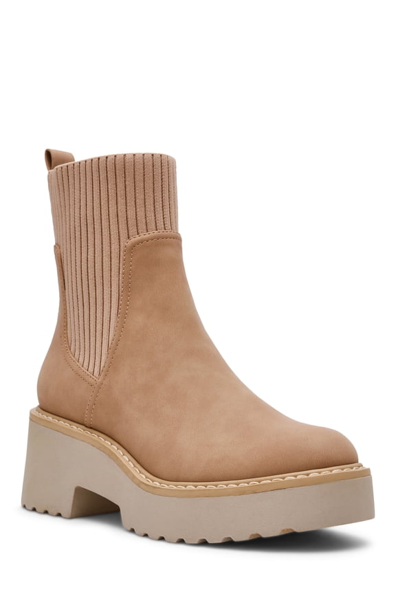 DV Dolce Vita Women's Zepplin Lug Sole Ankle Boot