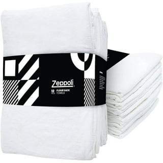 12-PK Natural Flour Sack Towel,plain,blank Tea Towels,dish Cloths