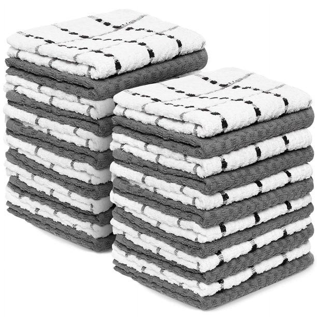 Zeppoli - Trapos clásicos de cocina, de 100% algodón, para cocina o  limpieza, reusables, súper absorbentes, lavables a máquina, paquete a  granel de 15