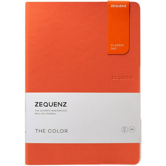 Zequenz Classic 360 The Color A5 Notebook, Ruled, Grenadier