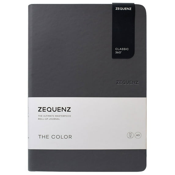 Zequenz Classic 360 The Color A5 Notebook, Ruled, Storm