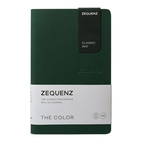 Zequenz Classic 360 The Color A6 Notebook, Dotted, Emerald