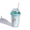 thumbnail image 1 of Zeraty 13 oz Tumbler Cups with Lid and Straw - Insulated Unicorn Reusable Plastic Cup with Round Seal Double Wall Travel Coffee Juice for Kids&Adult, 1 of 5