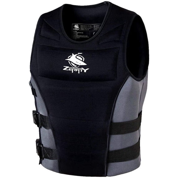 Adult Swim Vest Life Jacke, Women Men Float Jacket with Adjustable Straps & Secure Buckle for Boating Fishing Kayaking Beach Pool Water Sports