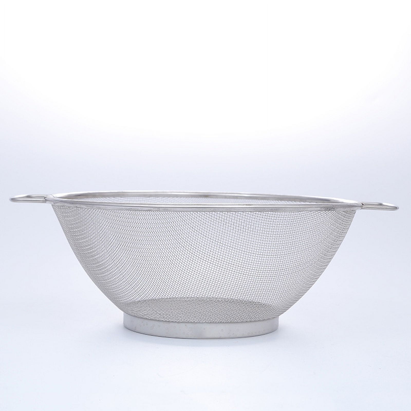 Zerbueate Strainers And Colanders Stainless Steel Rice Washing Sieve Double Ear Washing Basket Drain Drain Basin Household Rice Washing Machine Rice Washing Basin Washing Rice Artifact,