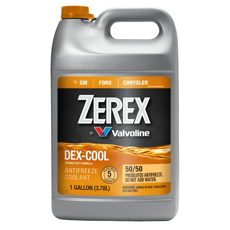 Zerex Dex-Cool Organic Acid Technology Antifreeze / Coolant 50/50 Prediluted Ready-to-Use 1 GA