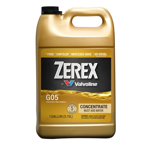 Zerex G05 Phosphate Free Antifreeze Coolant Concentrate 1 Gallon