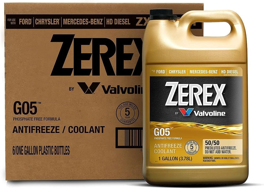Zerex G05 Phosphate Free 50/50 Prediluted ReadytoUse Antifreeze