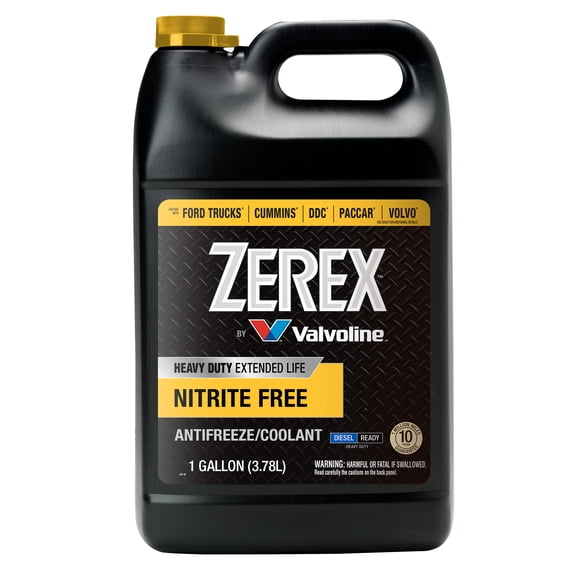 Zerex Heavy Duty Nitrite Free Extended Life Yellow Concentrate Antifreeze