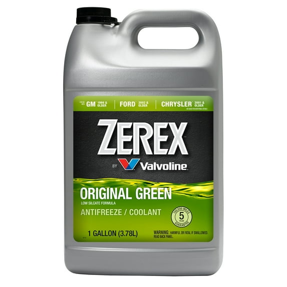 Zerex Original Green Antifreeze & Coolant Unsurpassed Freeze Protection, 1 Gal